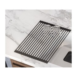 Large roll-type drainer, black matt