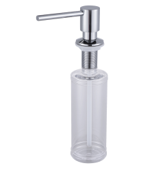 Dispenser for liquid soap, Plum, Chrome