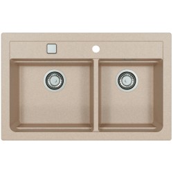 Granite kitchen sink Atrox 50, for cabinet 80 cm Granite kitchen sink Atrox 50, for cabinet 80 cm
