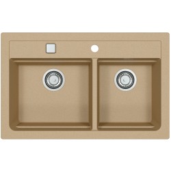 Granite kitchen sink Atrox 50, for cabinet 80 cm Granite kitchen sink Atrox 50, for cabinet 80 cm