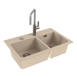 Granite kitchen sink Atrox 50, for cabinet 80 cm Granite kitchen sink Atrox 50, for cabinet 80 cm