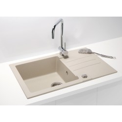 Granite kitchen sink Rock 130, for cabinet 60 cm