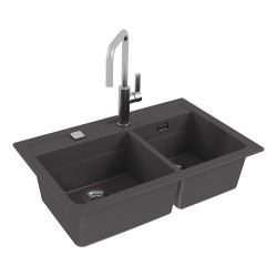 Granite kitchen sink Atrox 50, for cabinet 80 cm Granite kitchen sink Atrox 50, for cabinet 80 cm