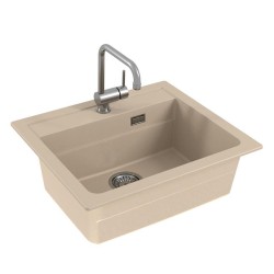 Granite kitchen sink Atrox 30, for cabinet 60 cm