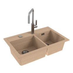 Granite kitchen sink Atrox 50, for cabinet 80 cm Granite kitchen sink Atrox 50, for cabinet 80 cm