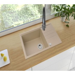 Granite kitchen sink Intermezzo 30, for cabinet 45 cm