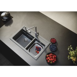 Granite kitchen sink Atrox 50, for cabinet 80 cm Granite kitchen sink Atrox 50, for cabinet 80 cm