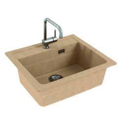Granite kitchen sink Atrox 30, for cabinet 60 cm