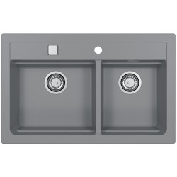 Granite kitchen sink Atrox 50, for cabinet 80 cm Granite kitchen sink Atrox 50, for cabinet 80 cm