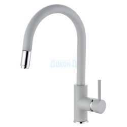 Granite kitchen faucet with pull-out shower, Delos-P