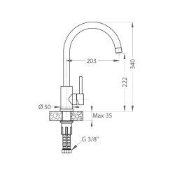 Granite kitchen faucet, Kathy