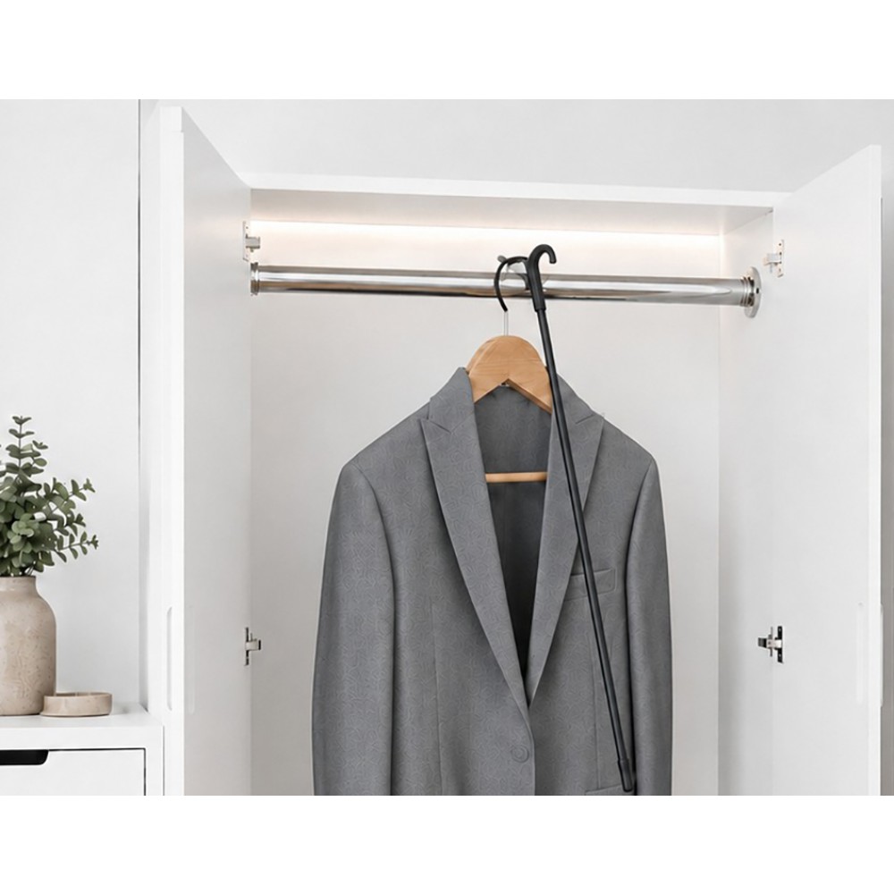 Static rod for hangers, Black