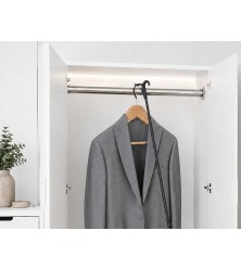 Static rod for hangers, Black