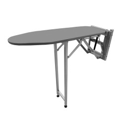 Retractable ironing board, rotating, gray, Evo Line