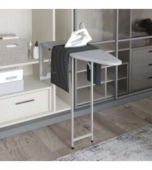 Retractable ironing board, rotating, gray, Evo Line