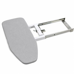 Retractable ironing board with 180-degree rotation