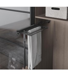 Pull-out trouser rack, Anthracite, Starax