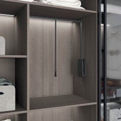 Lift for wardrobe anthracite, Starax Lift for wardrobe anthracite, Starax