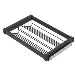 Изтеглящ механизъм за обувки, Blum водачи и плавно прибиране, Антрацит, Starax