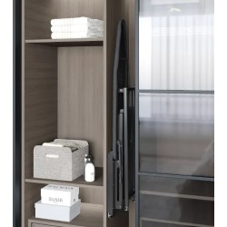 Pull-out ironing board, rotating, Anthracite