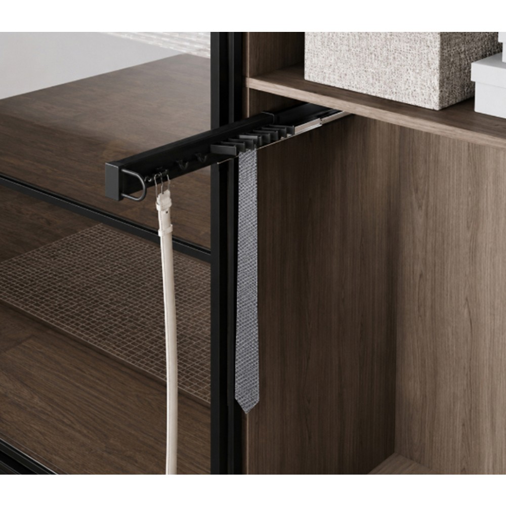 Pull-out hanger for belts and ties, Anthracite, Starax