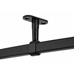 Lever holder for ceiling - middle with adjustment, black Lever holder for ceiling - middle with adjustment, black