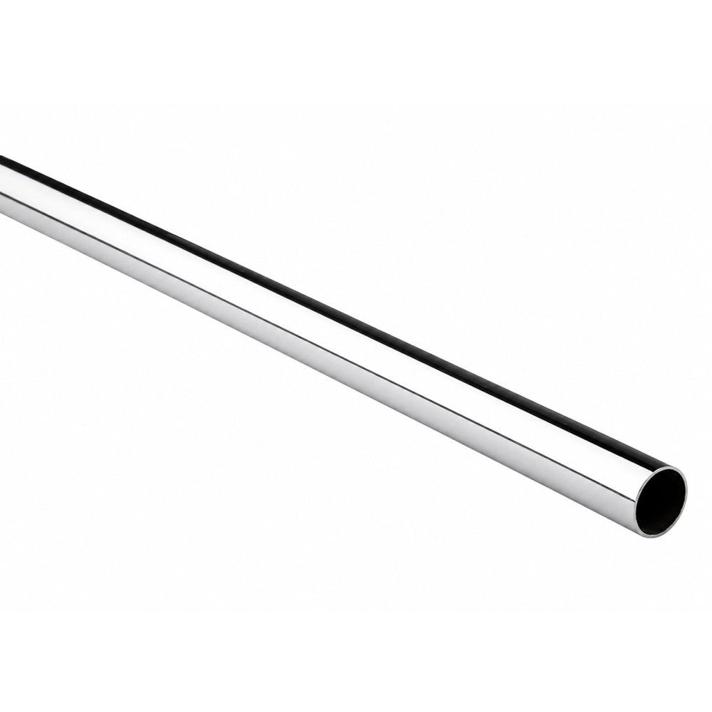 Wardrobe lever-round Ф25 chrome Wardrobe lever-round Ф25 chrome