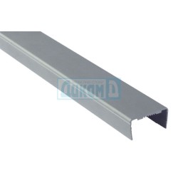 Front aluminum edge for worktop 28 mm, 4.2 m