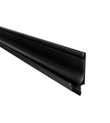 Edge handle with feather Black