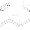 Backsplashes and PVC plinths 