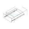 Furniture sliders and metal pages for drawer