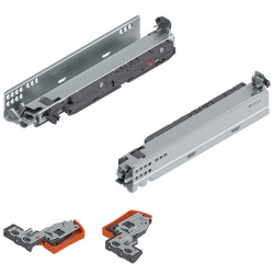Concealed runners Blum Movento BLUMOTION 760H, (100%) full extension, soft closing