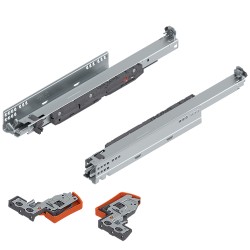 Concealed runners Blum Movento BLUMOTION 760H, (100%) full extension, soft closing