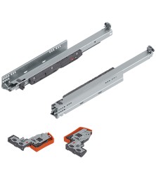 Водачи за чекмедже Blum Мовенто BLUMOTION 760Н, (100%) пълно изтегляне, плавно затваряне