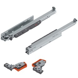 Concealed runners Blum Movento BLUMOTION 760H, (100%) full extension, soft closing