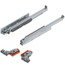 Concealed runners Blum Movento BLUMOTION 760H, (100%) full extension, soft closing