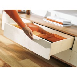 Водачи за чекмедже Blum Тандем Tip-on 550F, (80%) частично изтегляне, пуш отваряне