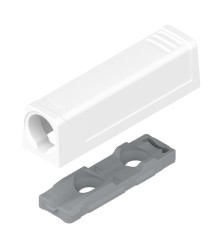 Blum Tip-on adapter plate, short, for doors up to 1300 mm, white