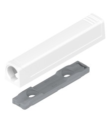 Blum Tip-on adapter plate, long, for doors more than 1300 mm, white