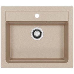 Granite kitchen sink Atrox 30, for cabinet 60 cm