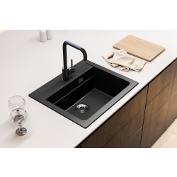 Granite kitchen sink Atrox 30, for cabinet 60 cm