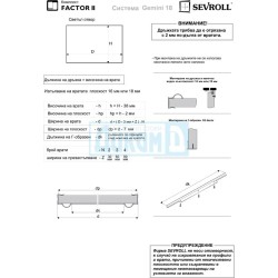 Edge handle FACTOR SEVEROL