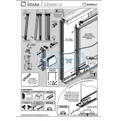 Edge handle VITARA for glass and mirror SEVEROL