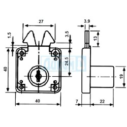 Sliding door lock Sliding door lock
