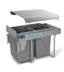 Kitchen bucket, CLG04 Front, 2x15 liters