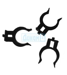 Kitchen leg clip for PVC base