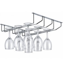 Triple cup holder, chrome