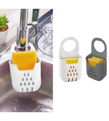 Holder-organizer for sponge for hanging on a mixer