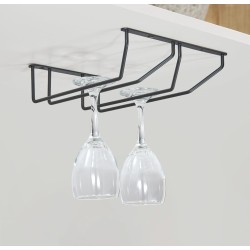 Double hanging cup holder - BLACK