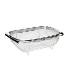 Telescopic draining basin